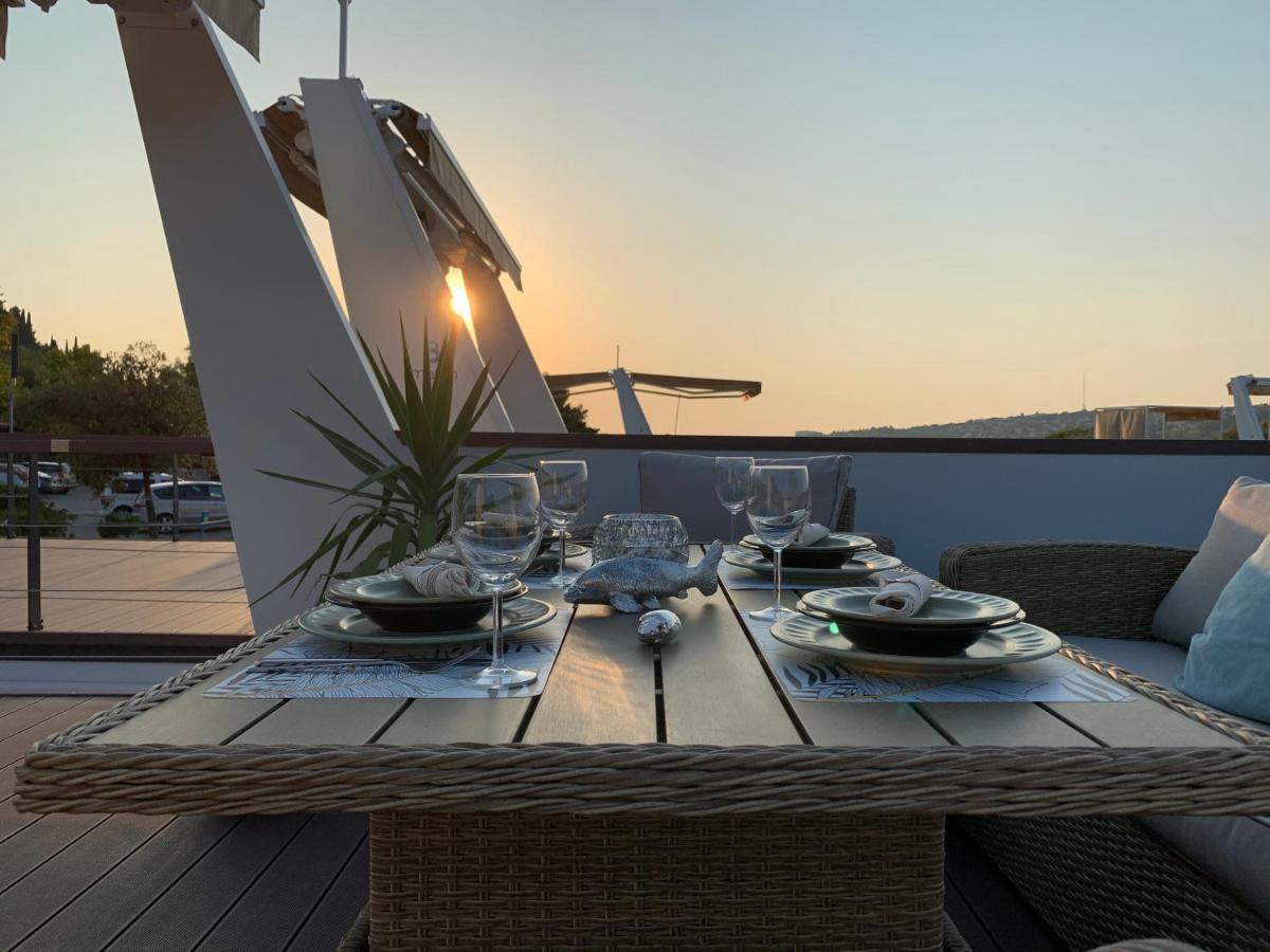 Sirena Floating House Portoroz Villa Buitenkant foto